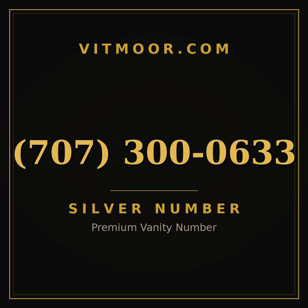 707 300-0633