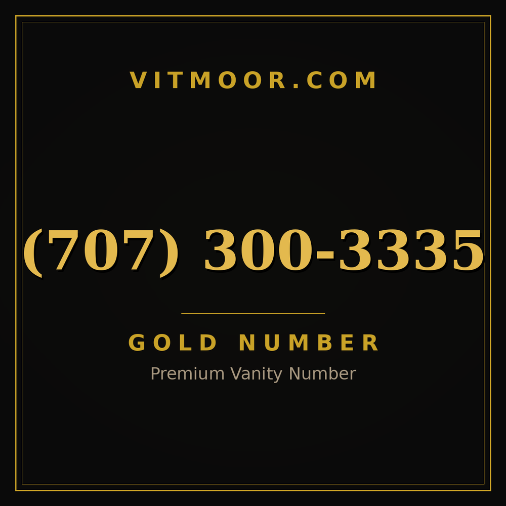 707 300-3335