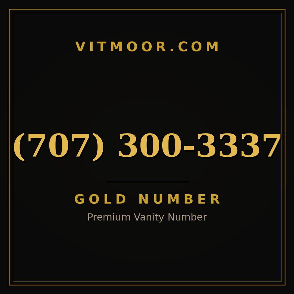 707 300-3337