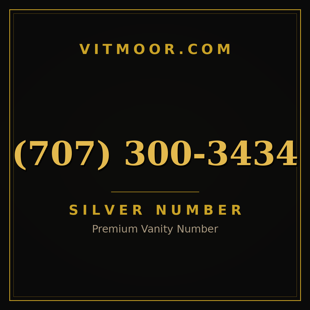 707 300-3434