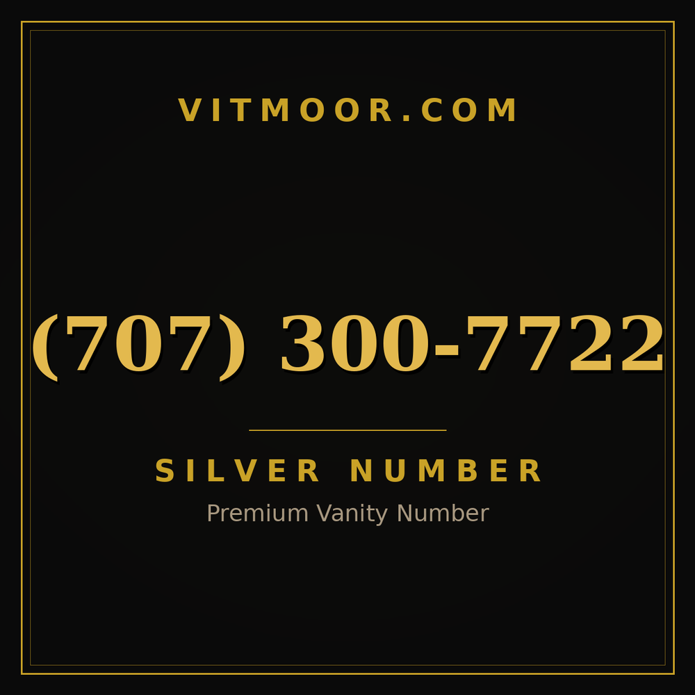 707 300-7722
