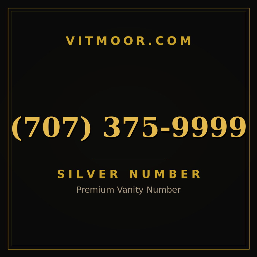 707 375-9999