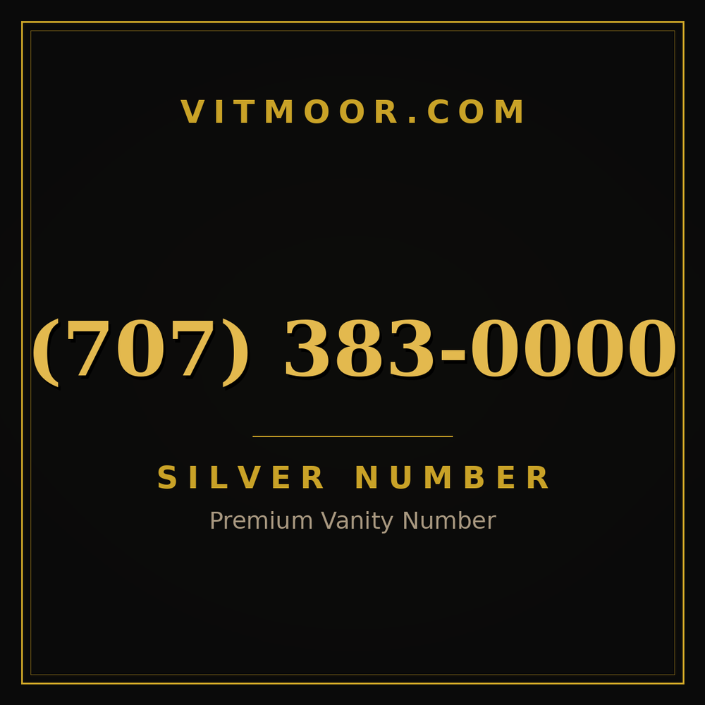 707 383-0000