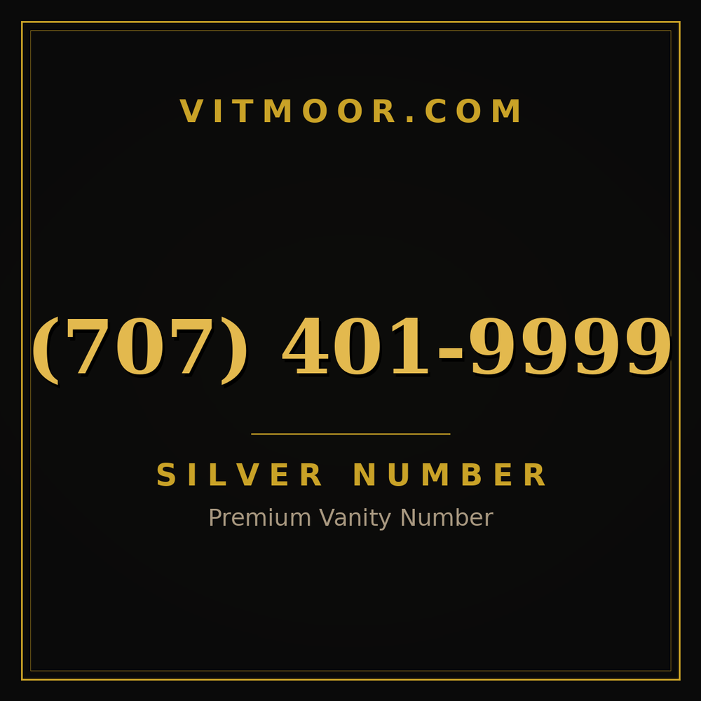 707 401-9999