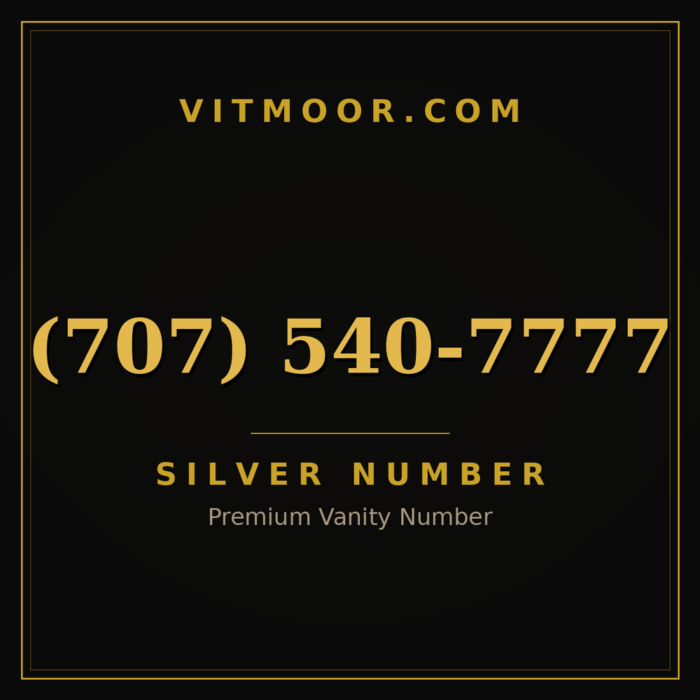 707 540-7777