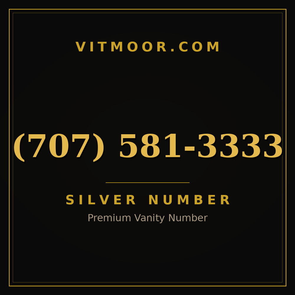 707 581-3333