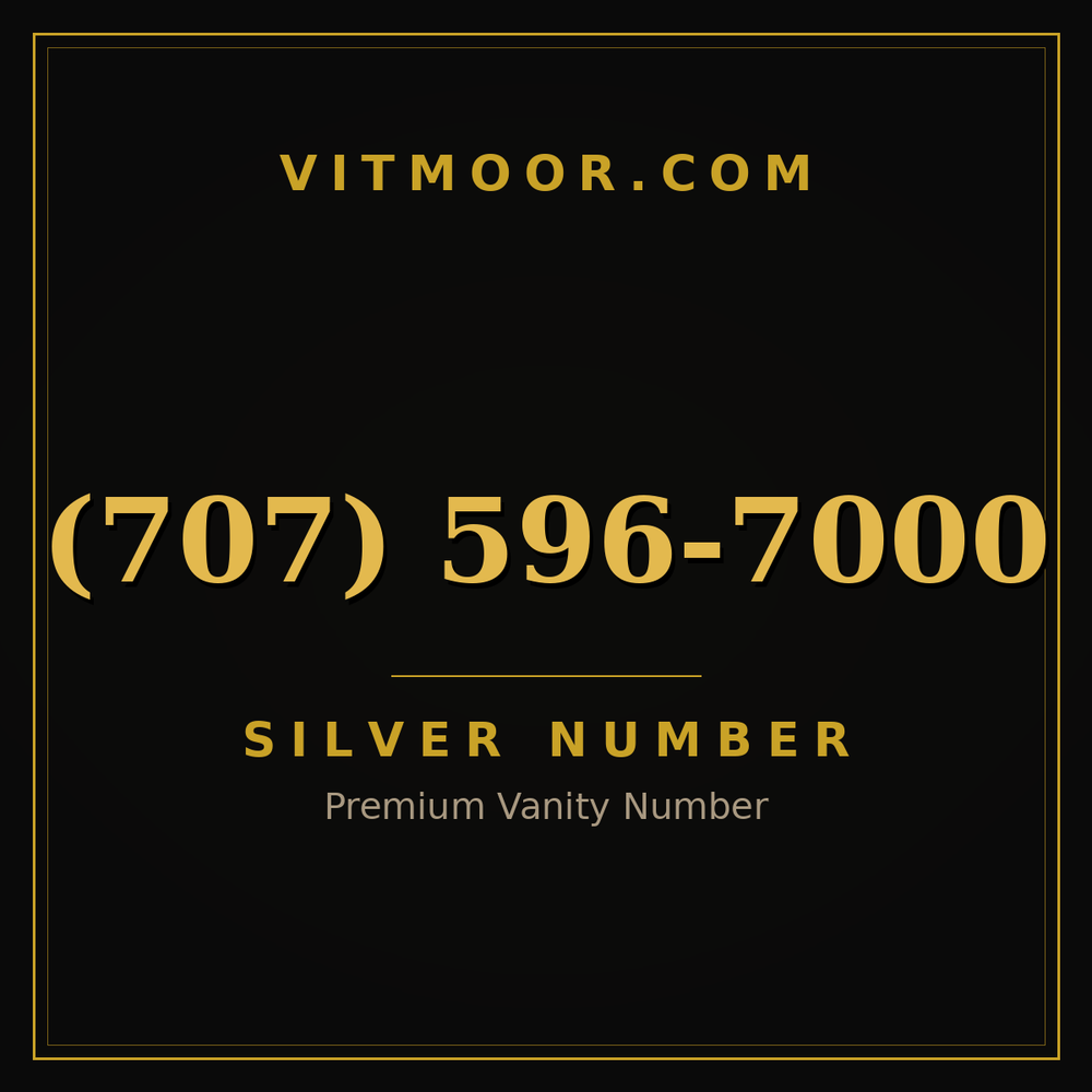 707 596-7000