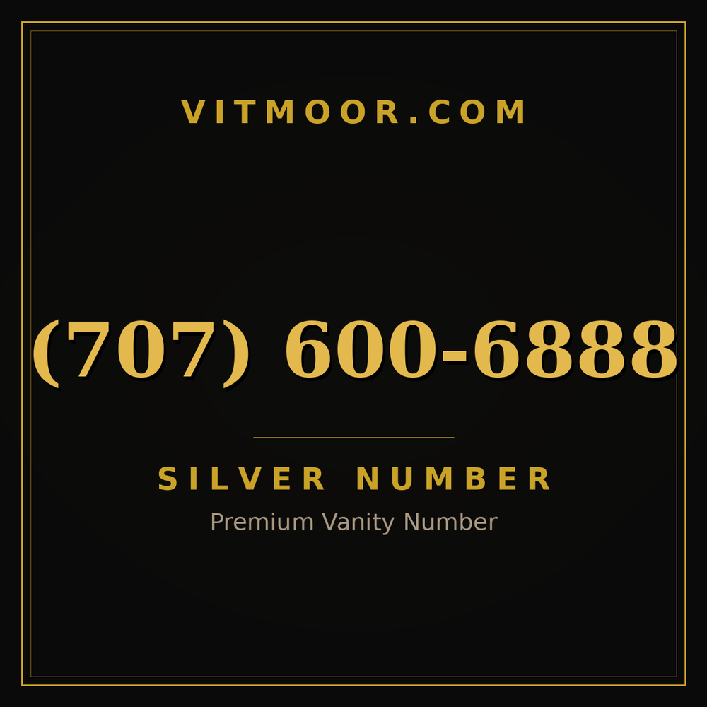 707 600-6888