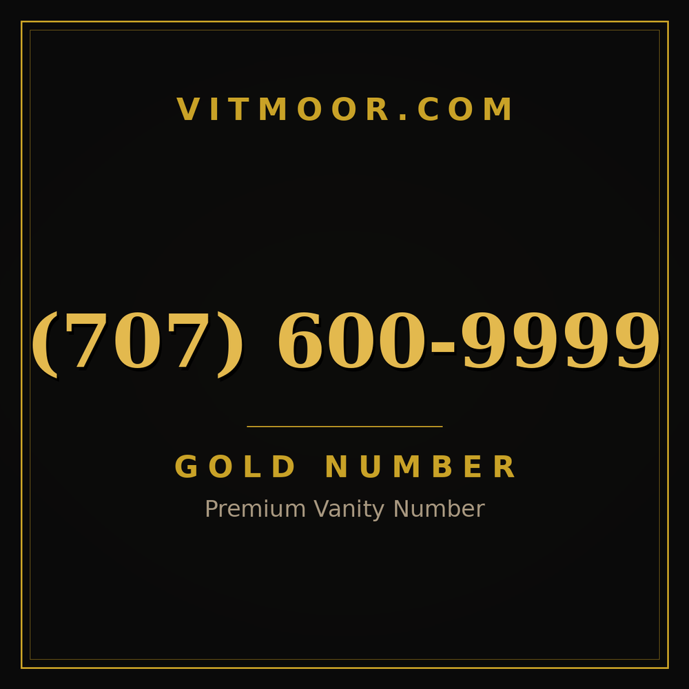 707 600-9999