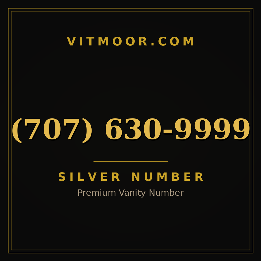 707 630-9999