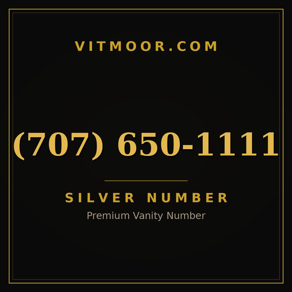 707 650-1111
