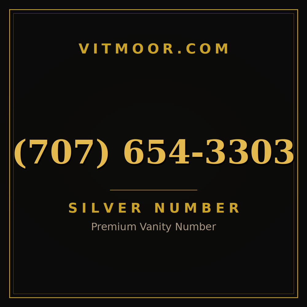 707 654-3303