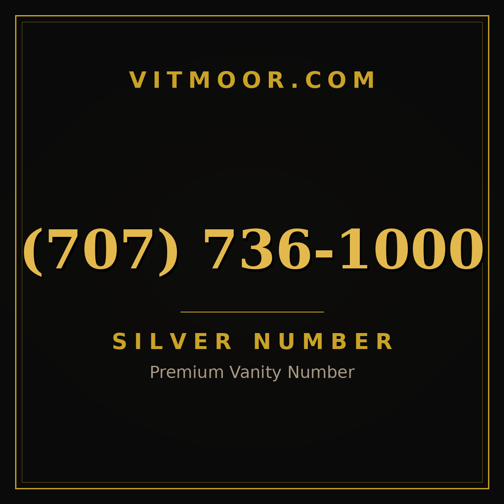 707 736-1000