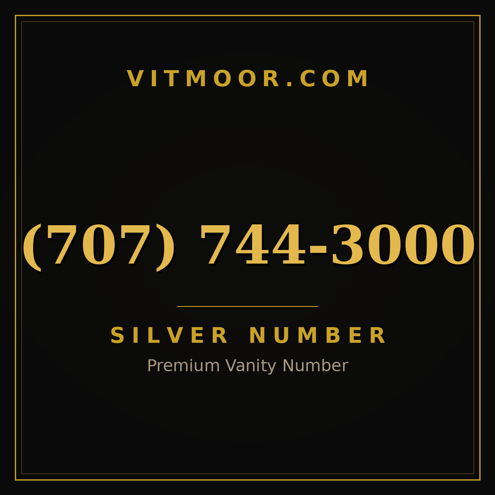 707 744-3000
