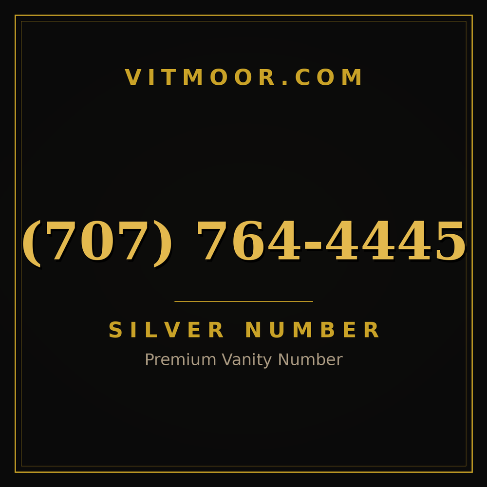 707 764-4445