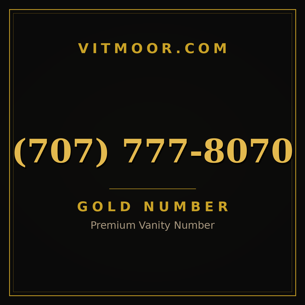 707 777-8070