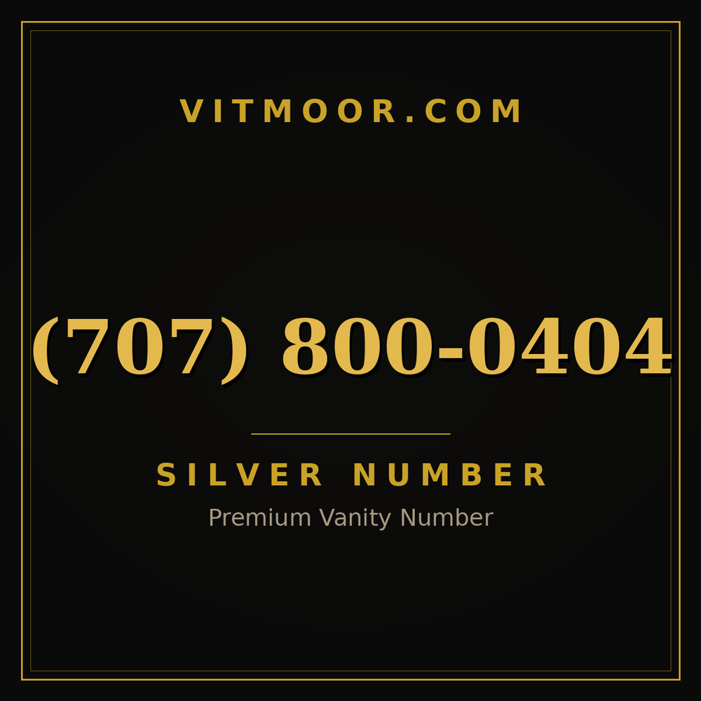 707 800-0404