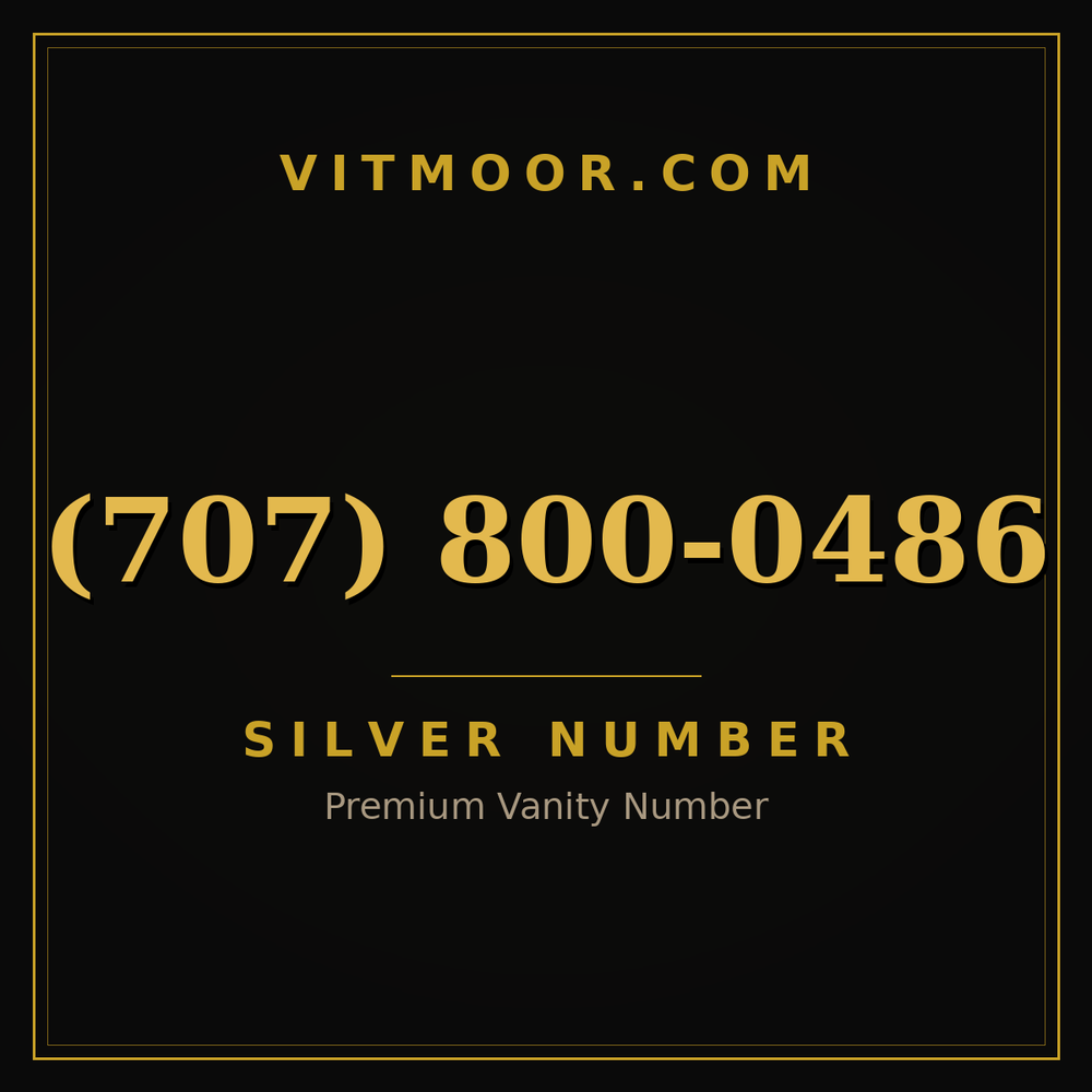 707 800-0486