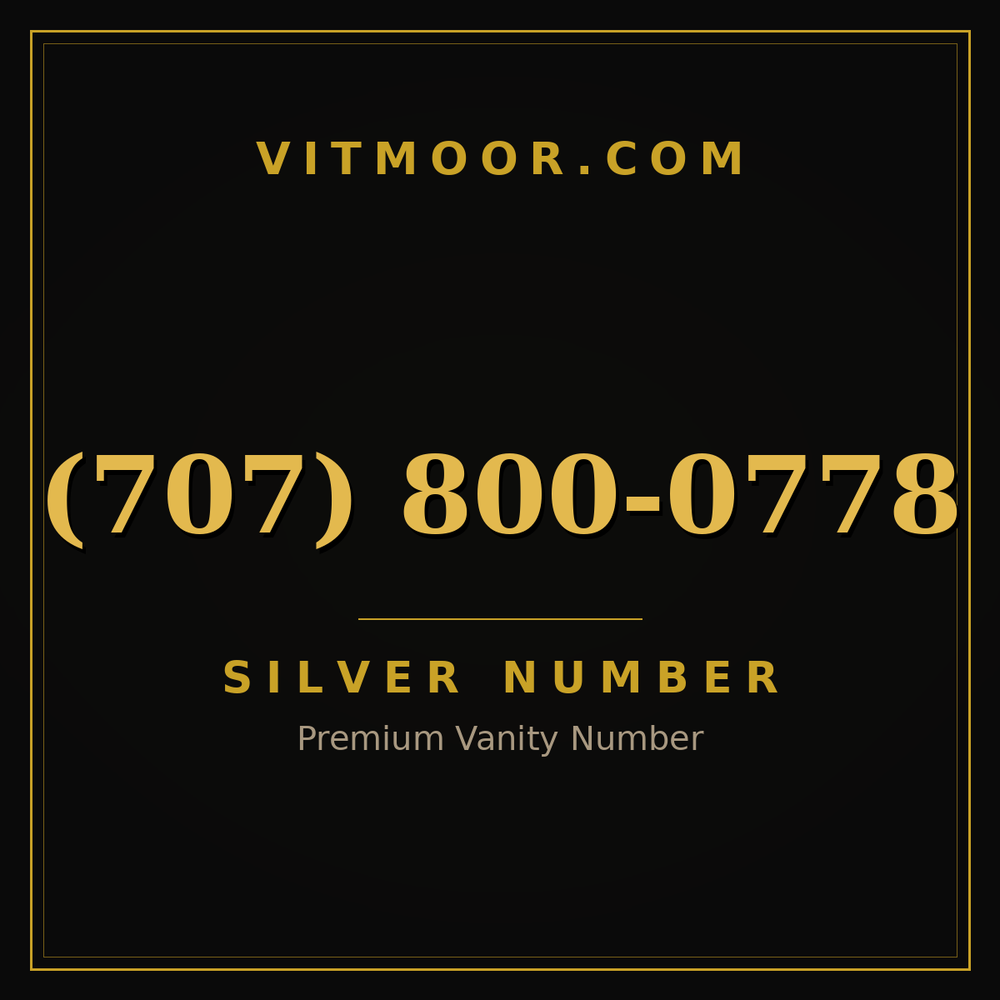 707 800-0778