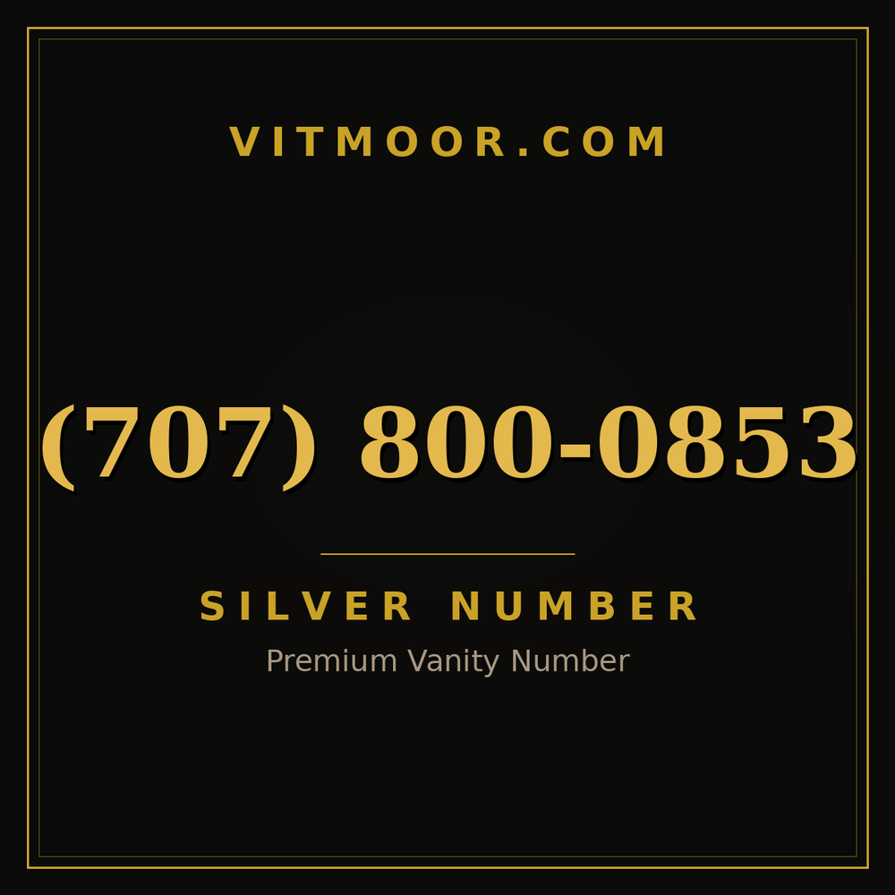 707 800-0853
