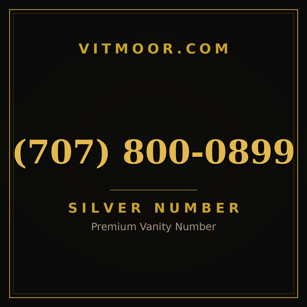 707 800-0899