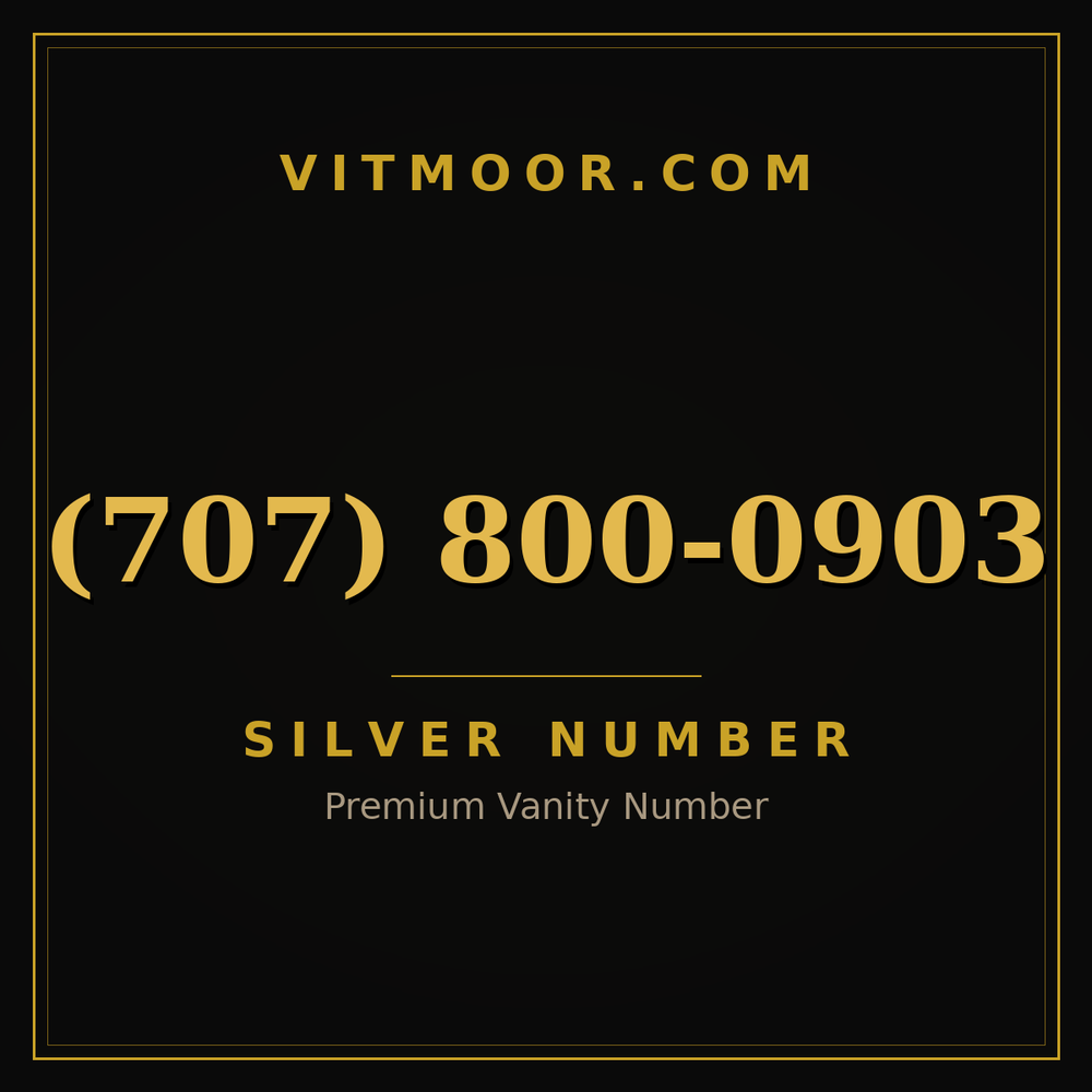 707 800-0903