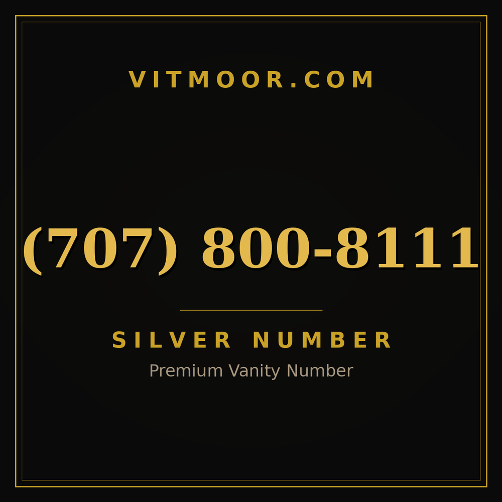 707 800-8111