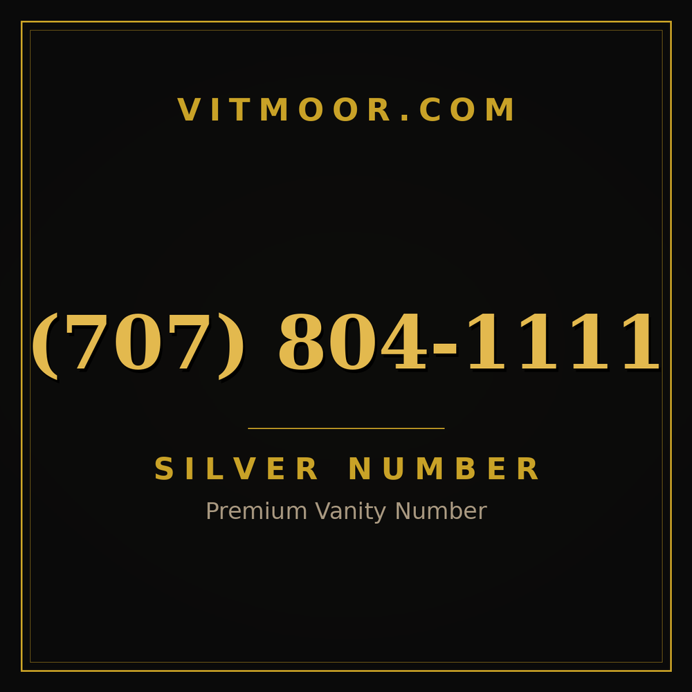 707 804-1111