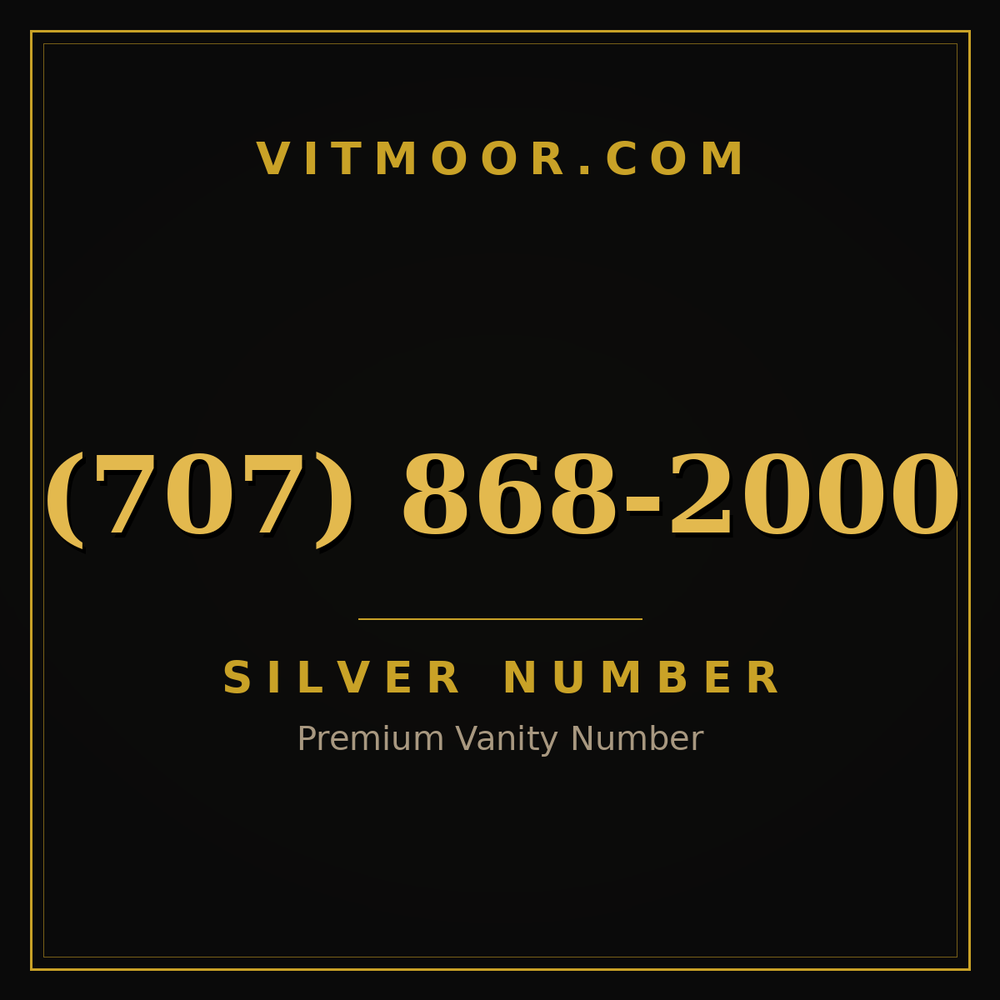707 868-2000