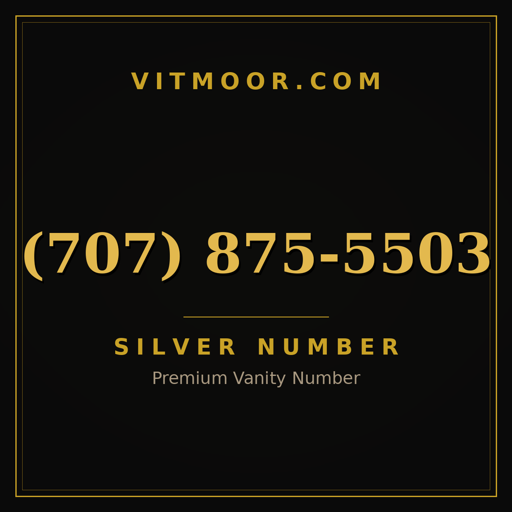 707 875-5503