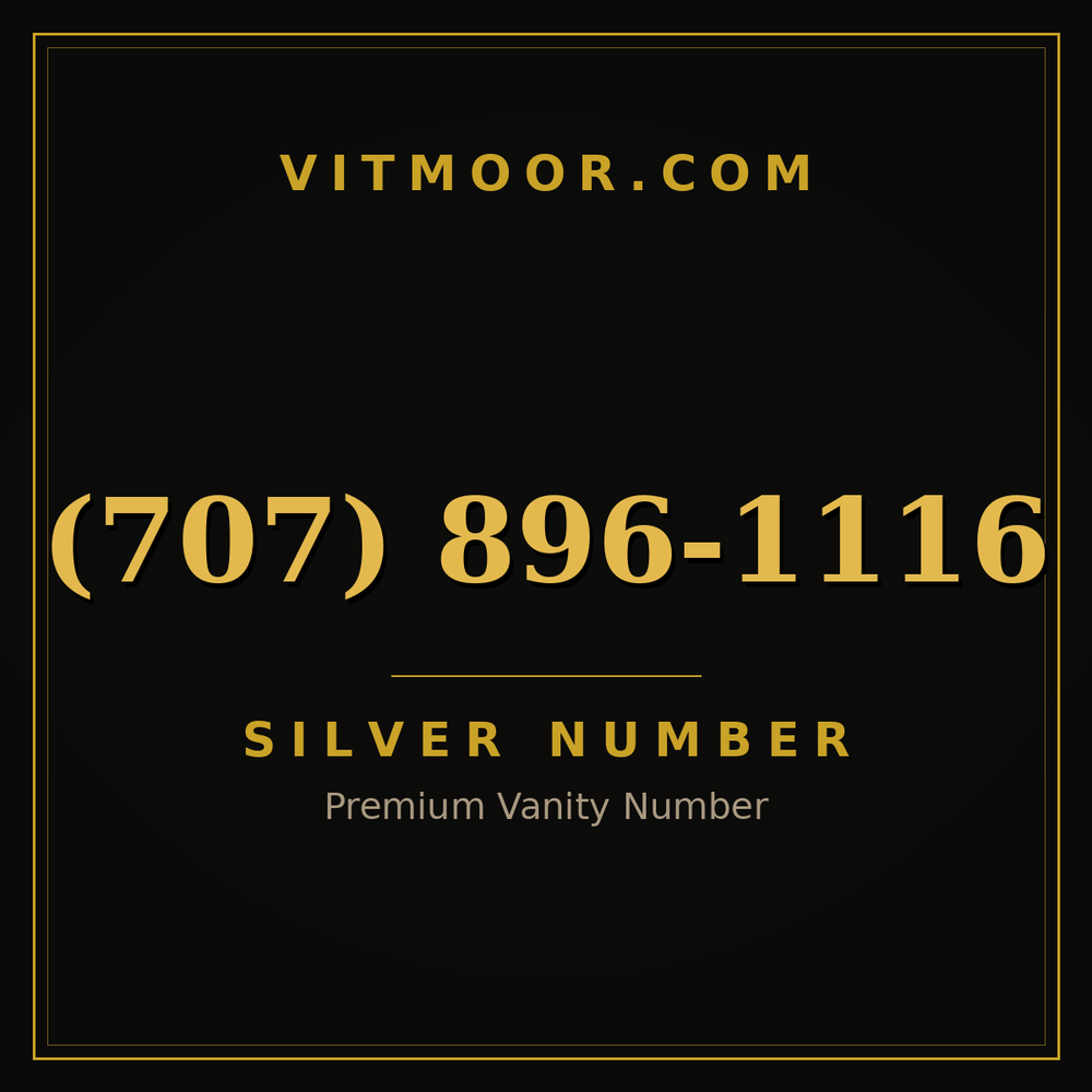707 896-1116