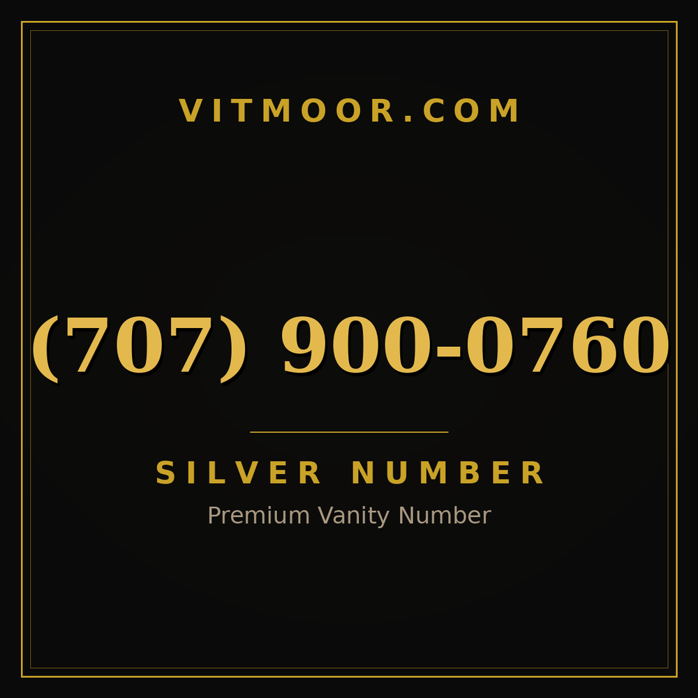 707 900-0760