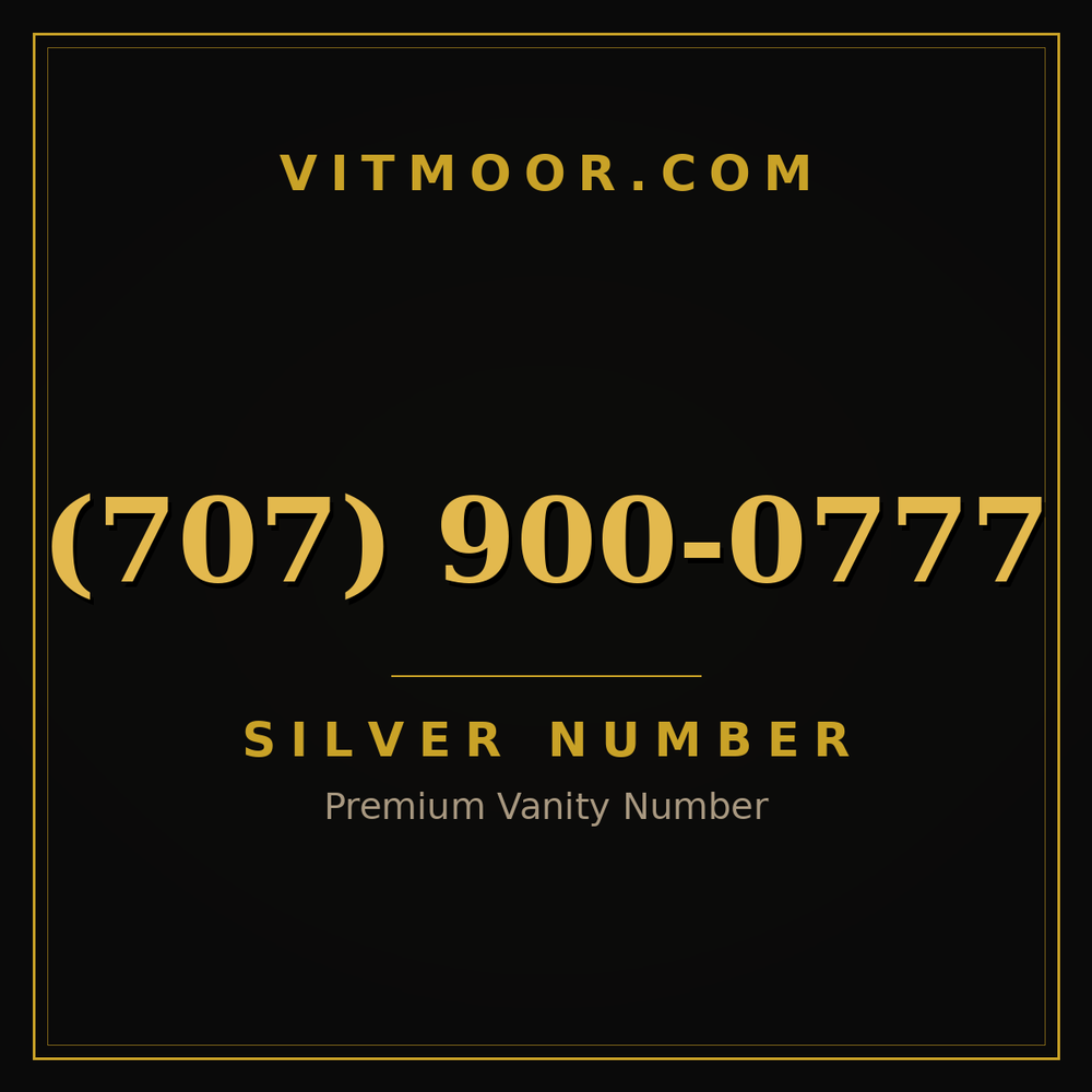 707 900-0777