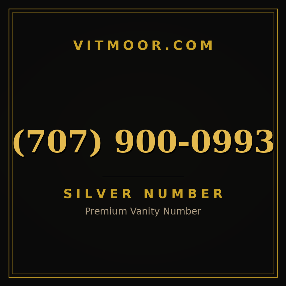 707 900-0993