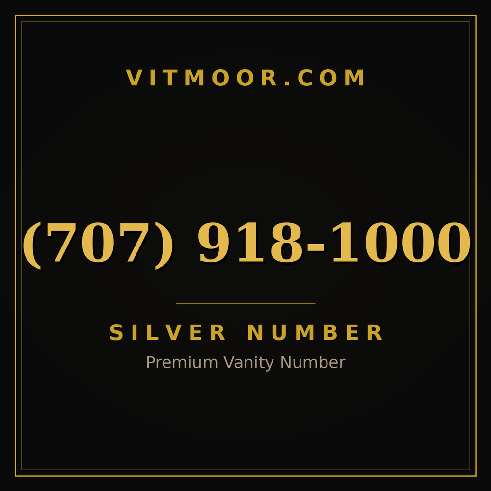 707 918-1000