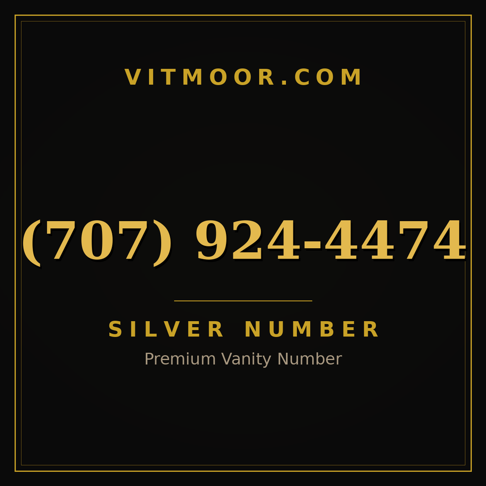 707 924-4474