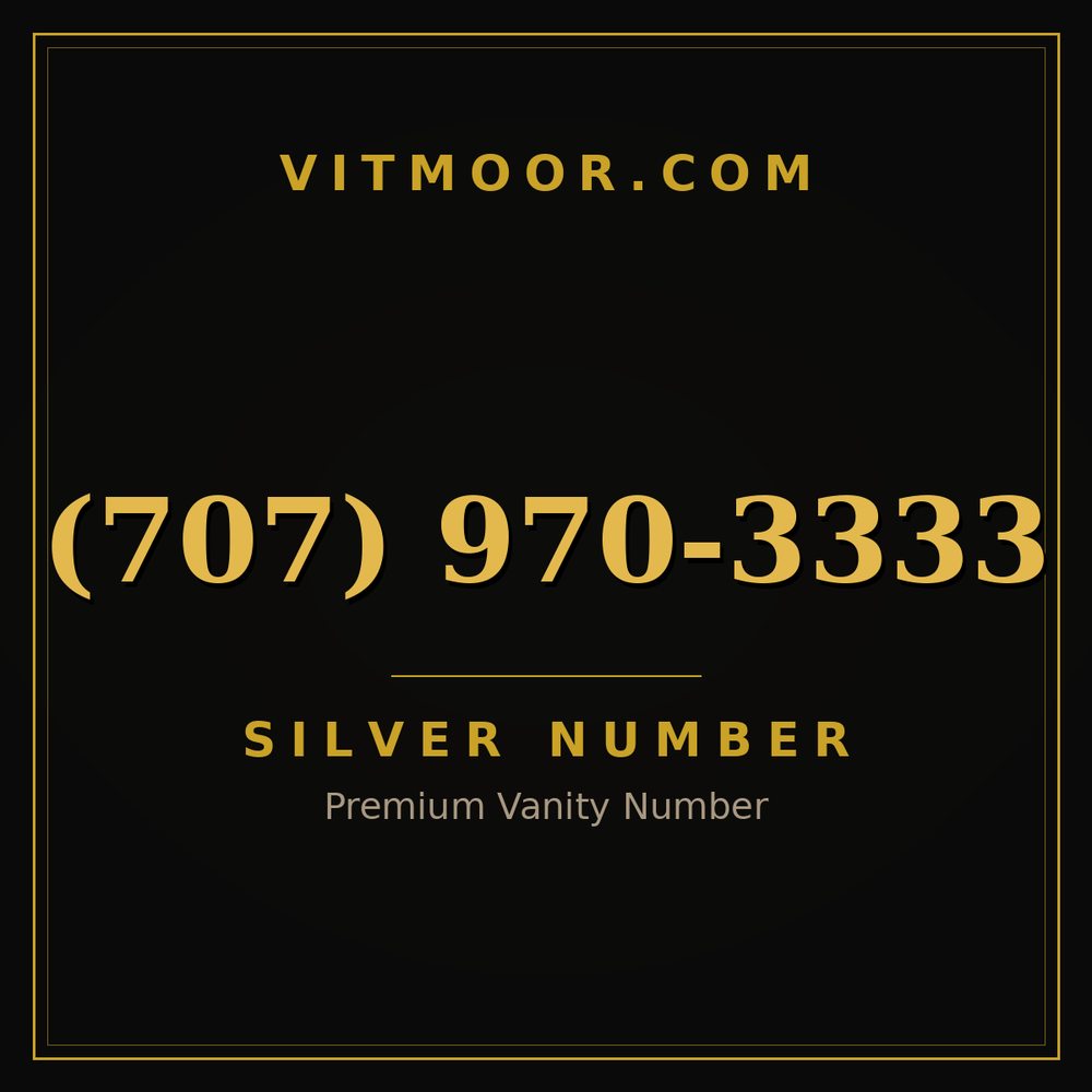 707 970-3333