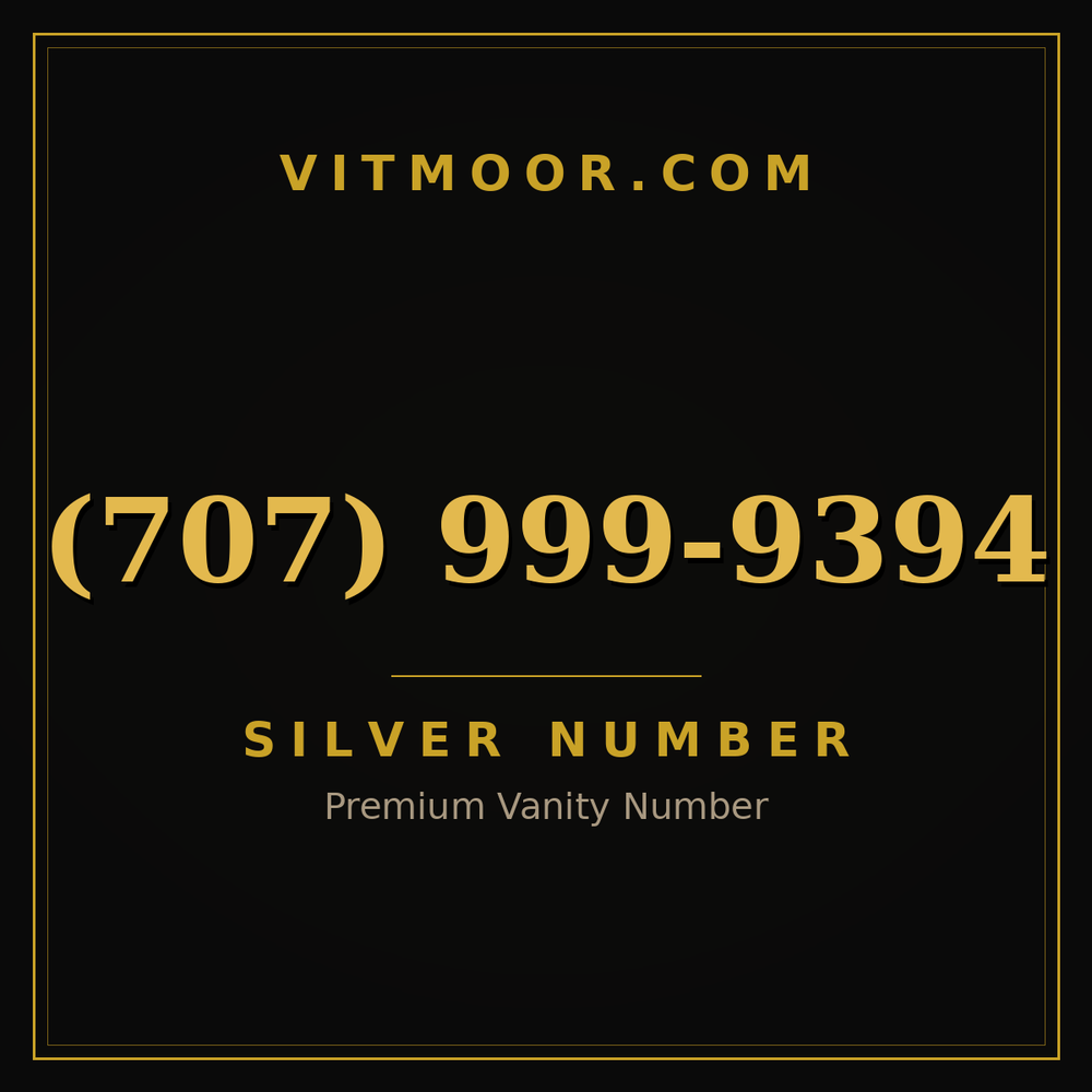707 999-9394