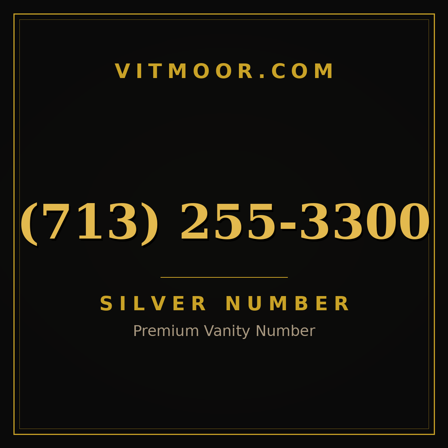 VITMOOR Silver premium number (713) 255-3300