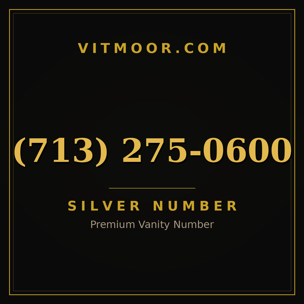 713 275-0600