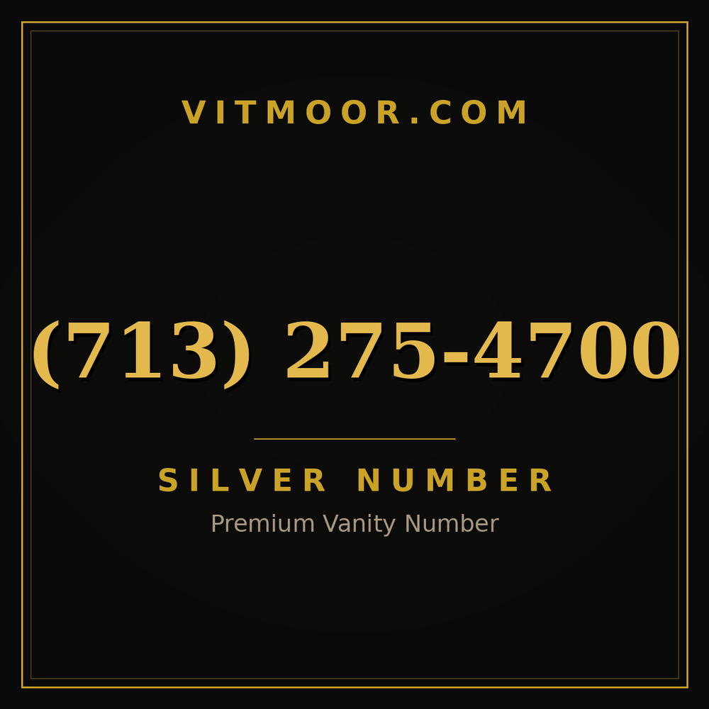713 275-4700