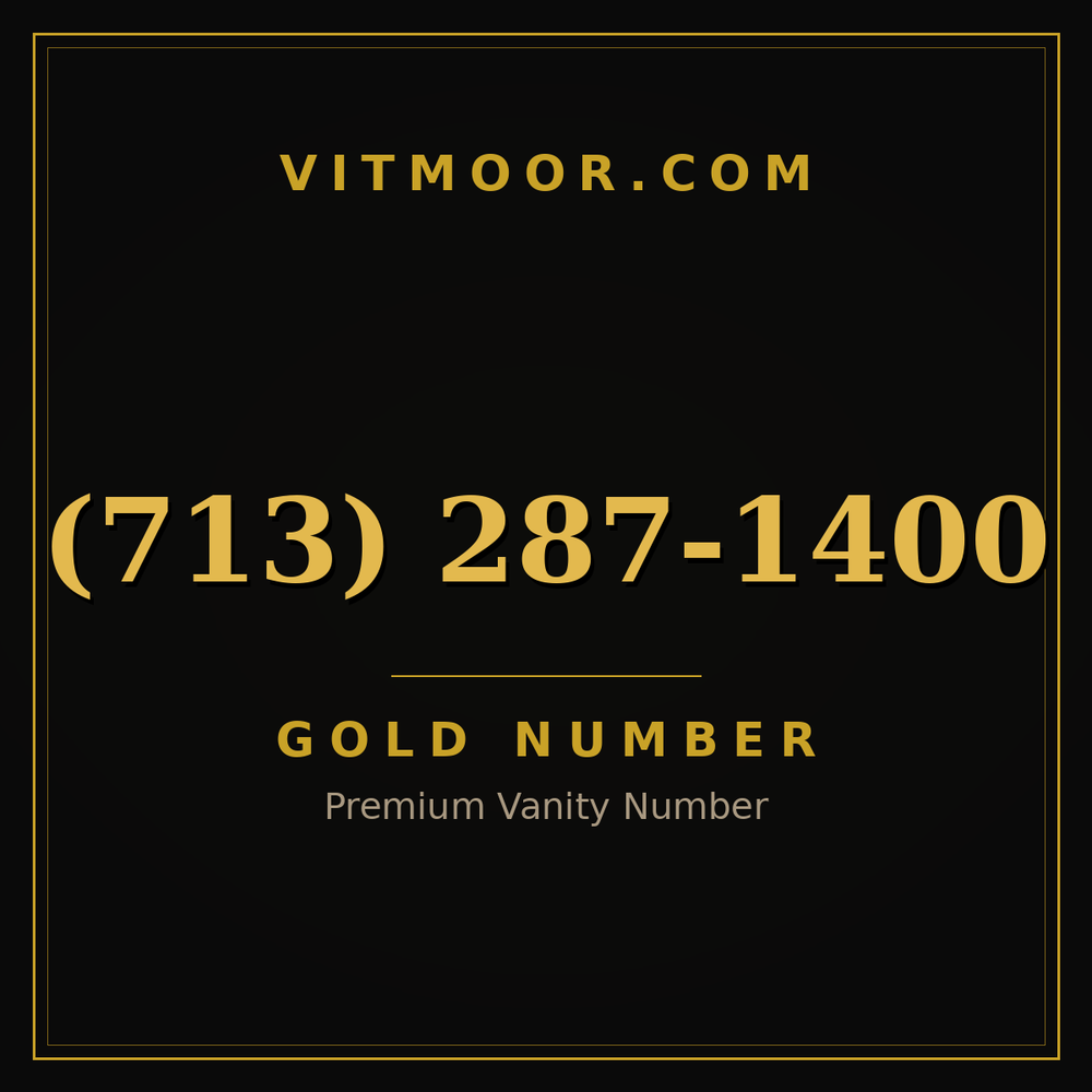 713 287-1400