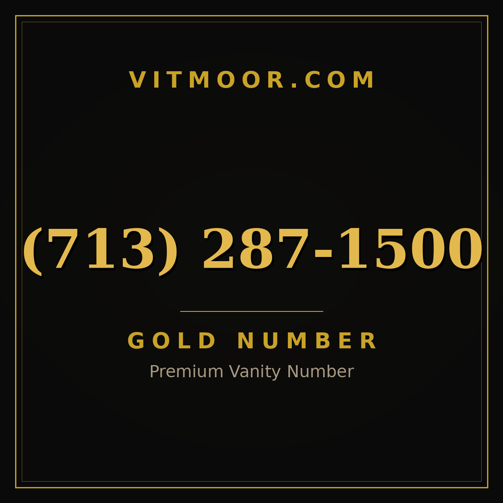 713 287-1500