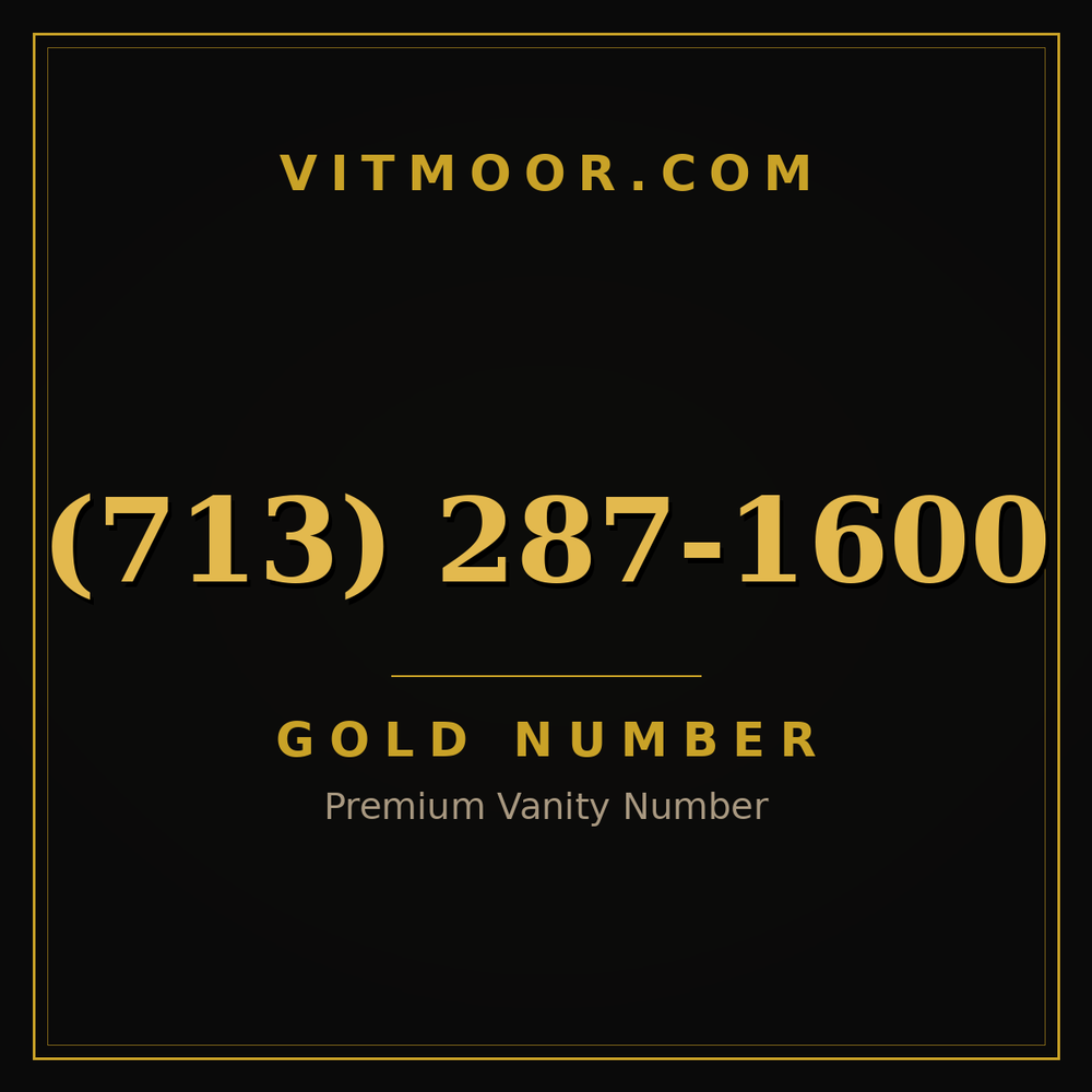 713 287-1600
