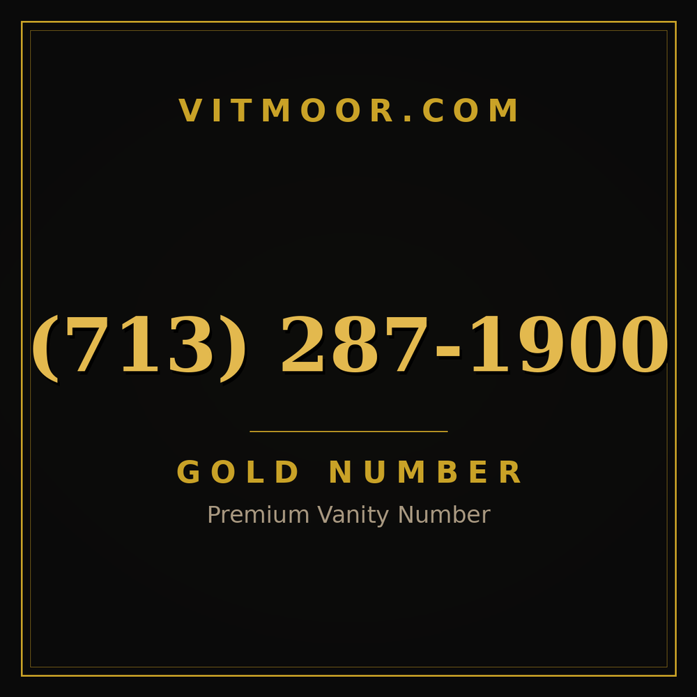 713 287-1900