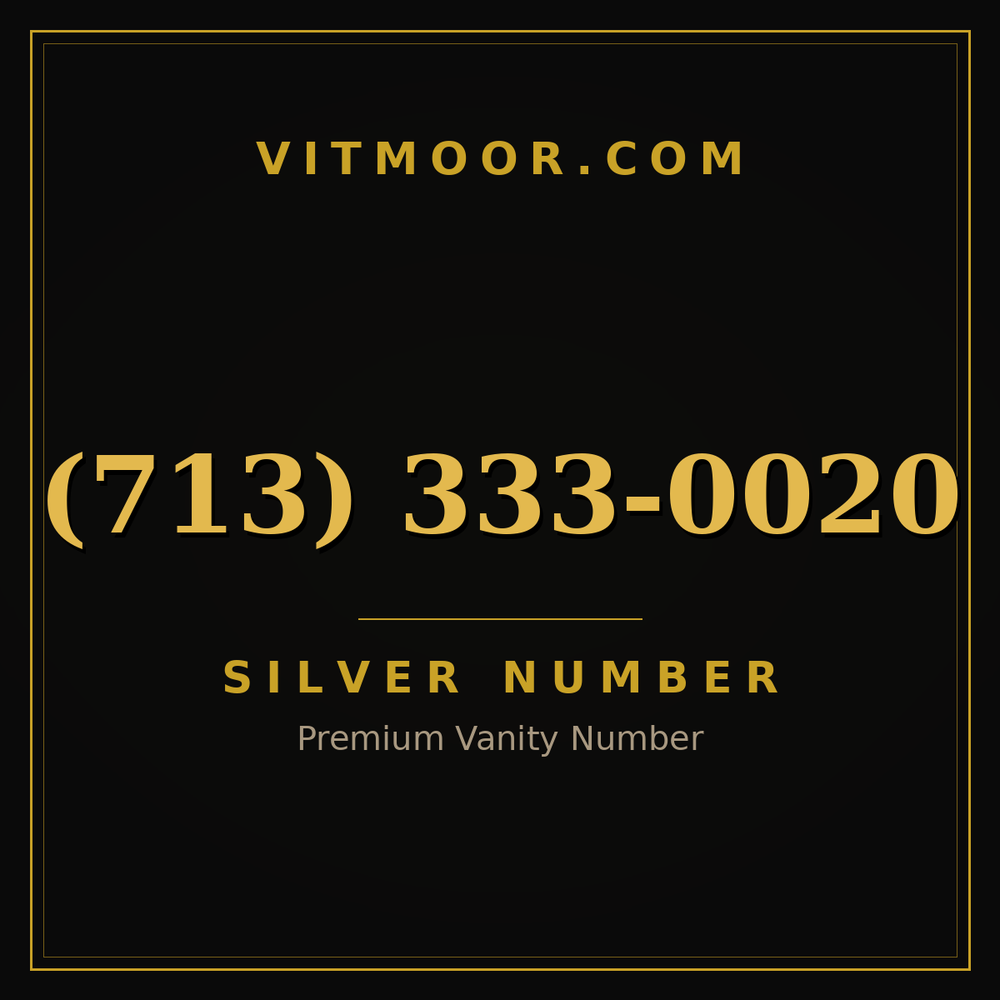 713 333-0020