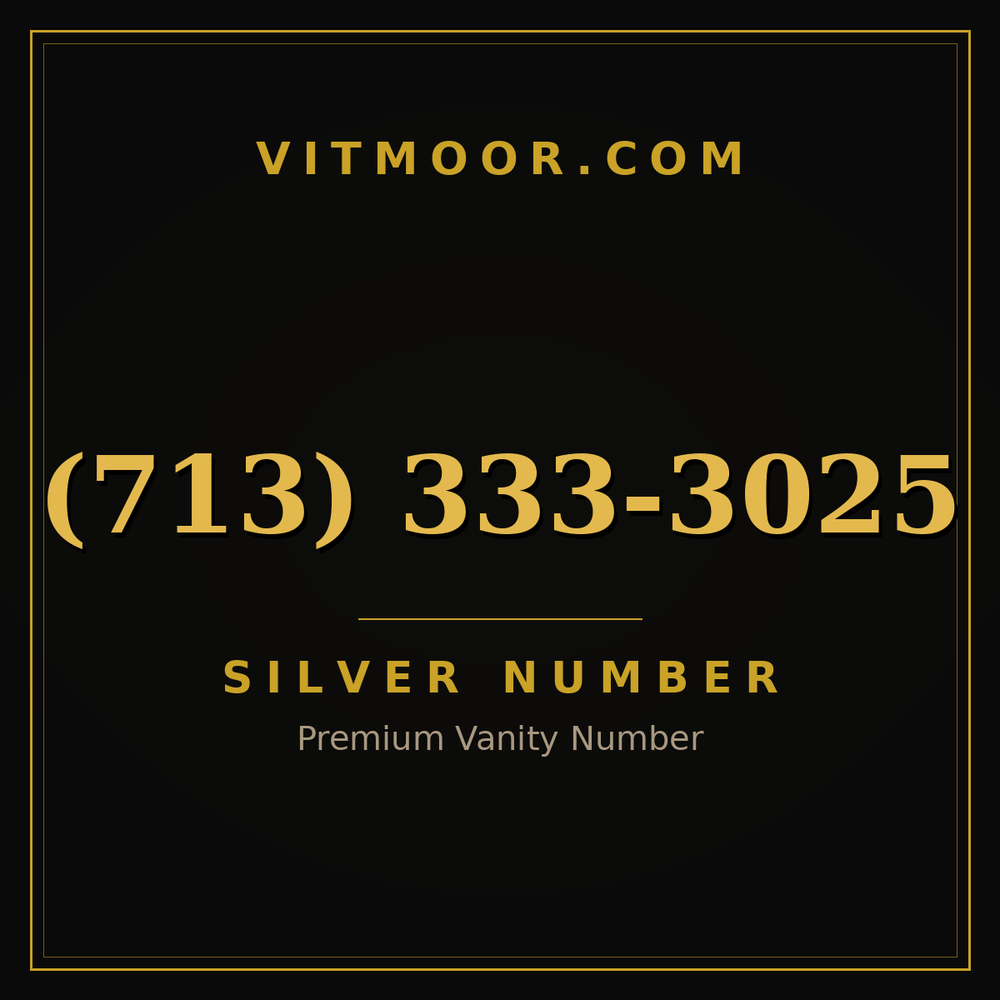 713 333-3025