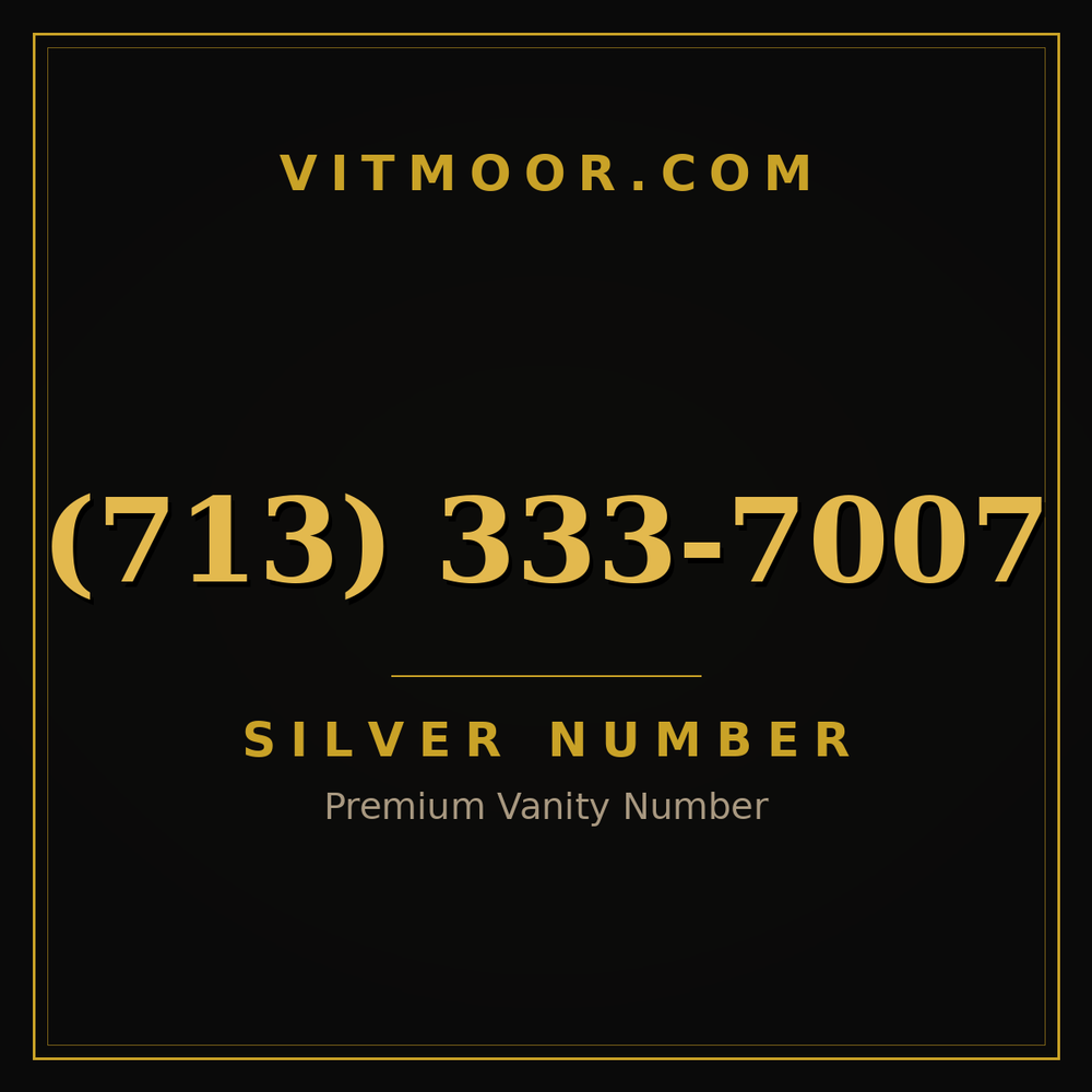 713 333-7007