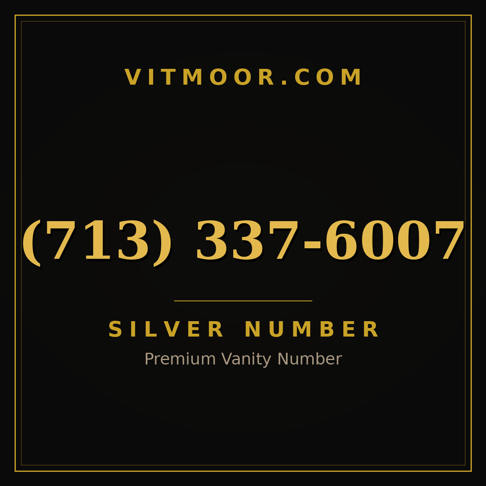 713 337-6007