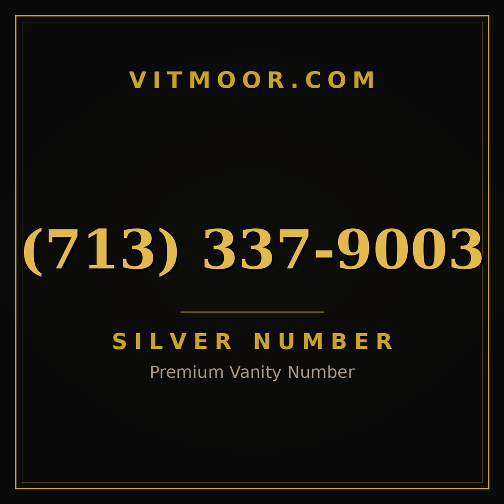 713 337-9003